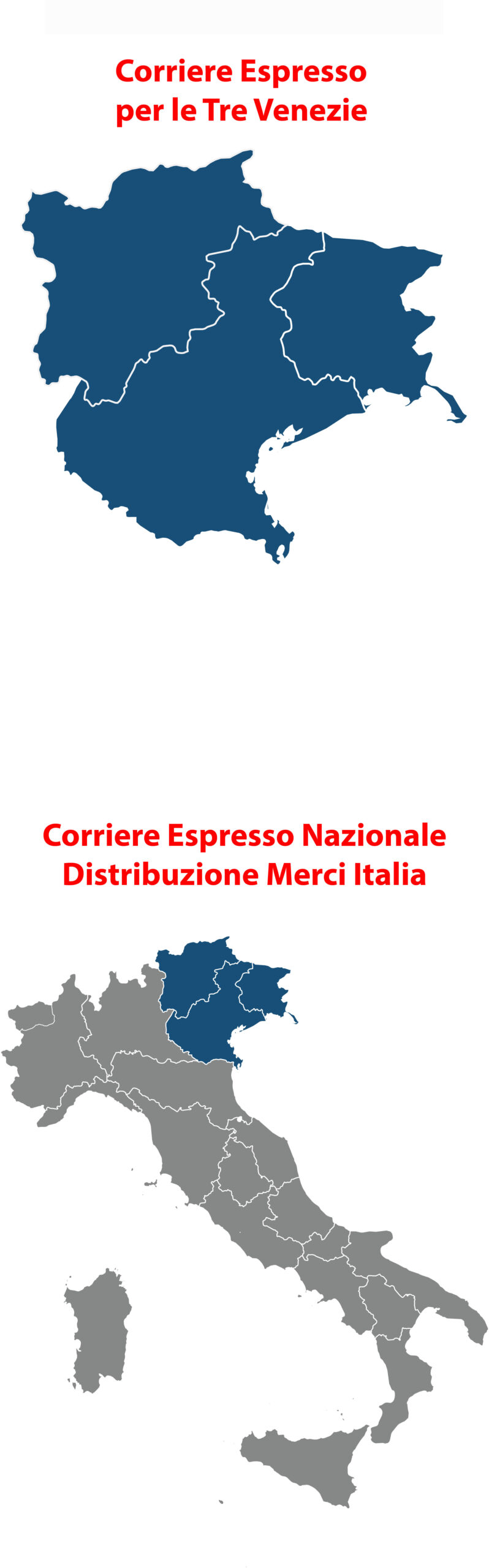 Consegna Espressa Friuli Venezia Giulia e Veneto